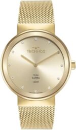 Relógio Technos Feminino Slim Dourado: elegância leve e sofisticada para compor looks com estilo no dia a dia.