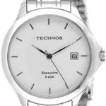 Relógio Technos Masculino Prata em Aço com Hora e Data, estilo original para comprar com qualidade e elegância.