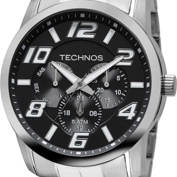 Relógio Technos Masculino Racer 6P29AFTS/1P: estilo esportivo e sofisticação para o dia a dia masculino.