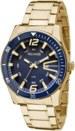 Relógio Technos Masculino Racer Dourado: estilo, elegância e presença marcante para compor looks sofisticados.
