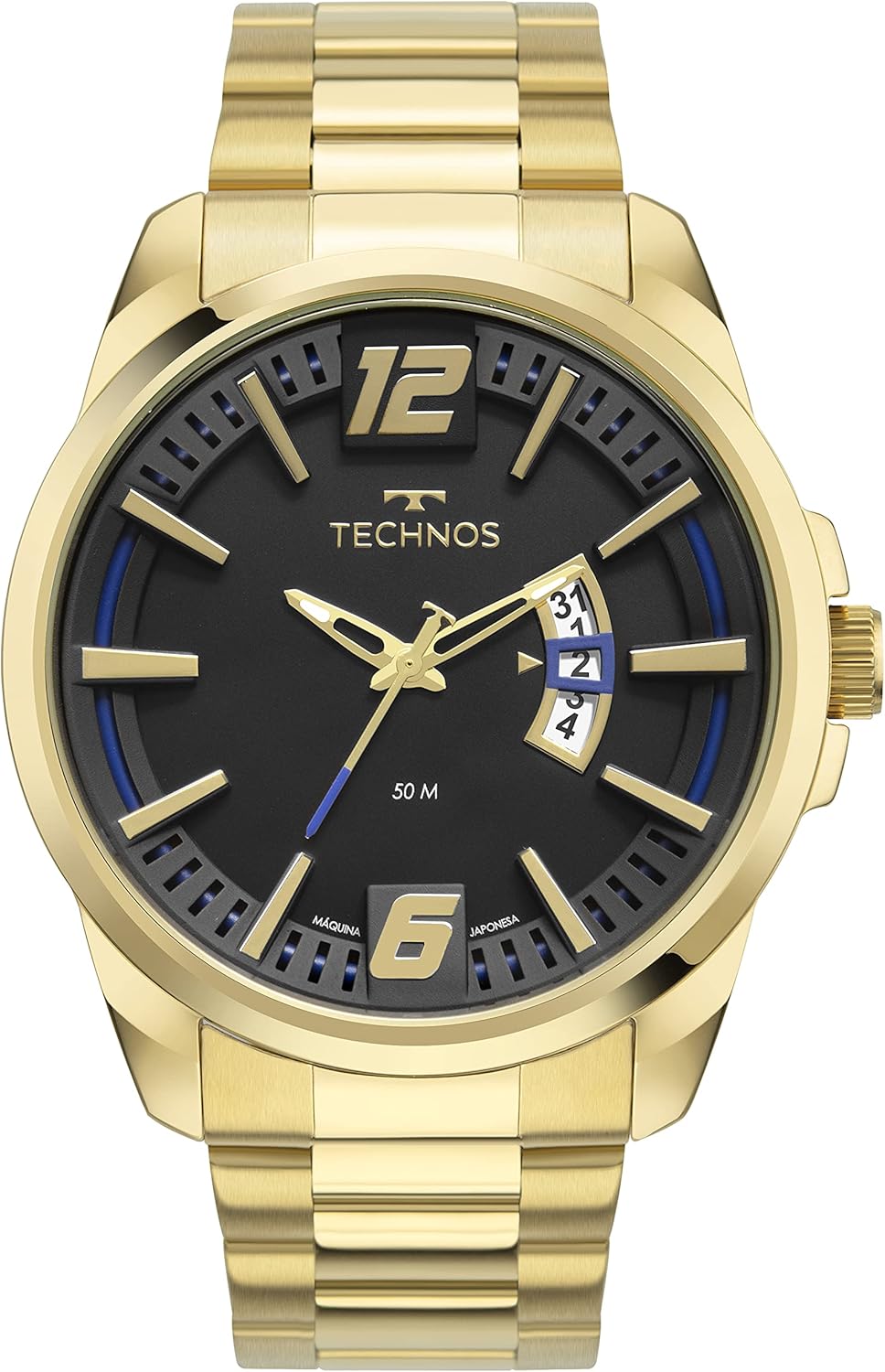 Relógio Technos Masculino Racer Dourado: estilo esportivo e elegante para Relógio Technos Masculino Racer Dourado: estilo esportivo e elegante para elevar seu visual com sofisticação.