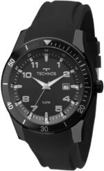 Relógio Technos Masculino Racer Grafite: design esportivo, leve e elegante para o dia a dia.