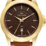 Relógio Technos Masculino Steel Dourado: estilo elegante e presença marcante para completar seu visual com sofisticação.