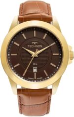 Relógio Technos Masculino Steel Dourado: estilo elegante e presença marcante para completar seu visual com sofisticação.