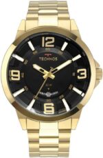 Relógio Technos Racer Masculino Dourado: estilo esportivo e sofisticado para compor looks com elegância.