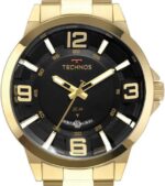 Relógio Technos Racer Masculino Dourado: estilo esportivo e sofisticado para compor looks com elegância. - Imagem 2