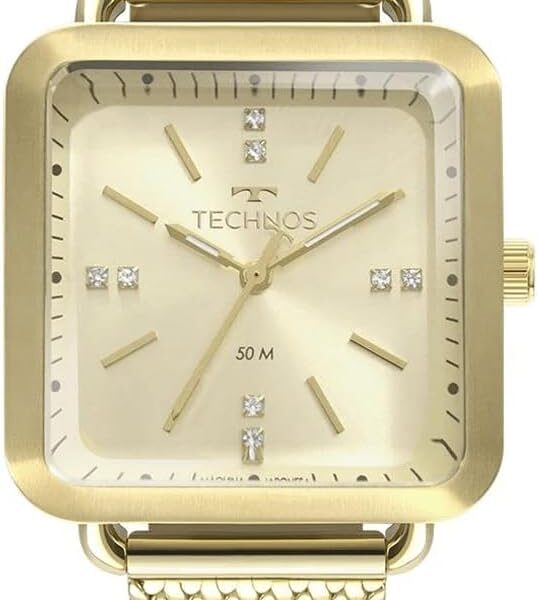 Relógio Technos Style Feminino Dourado: elegância, design analógico e acabamento sofisticado para compor looks com charme.