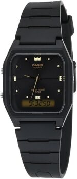 Relógio Unissex Anadigi Casio AW-48HE-1AVDF Preto: estilo, praticidade e funcionalidade para o dia a dia.