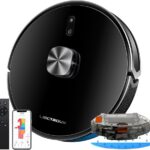 Robô Aspirador Liectroux XR500 Pro 3 em 1 com mapeamento inteligente, Alexa e Google, aspira, varre e passa pano.