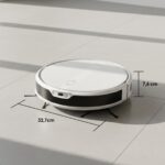Robô Aspirador Ropo Laser Slim Robô aspirador compacto com Tecnologia LIDAR apenas 7,6 cm de altura. - Imagem 2