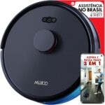 Robô Aspirador e Esfregão MUJIOO X6Max: limpeza 3 em 1, LiDAR 360° e 6500Pa para máxima praticidade