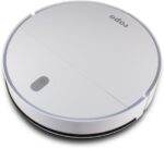 Robô Aspirador ropo Easy Branco 3 em 1: varre, aspira e passa pano com limpeza automática e prática.