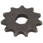 Roda Dentada Luqeeg 11 Dentes para Scooter Elétrica, metal durável e compatível com corrente T8F, ideal para substituição rápida.