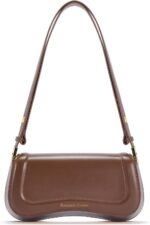 Romantic Crown Bolsa de Ombro Feminina compacta, impermeável e moderna para trabalho, casual e festa