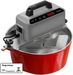SARO Panela Misturadora Automática para Doces e Massas 10 Litros em Alumínio Fundido Vermelho - Imagem 2