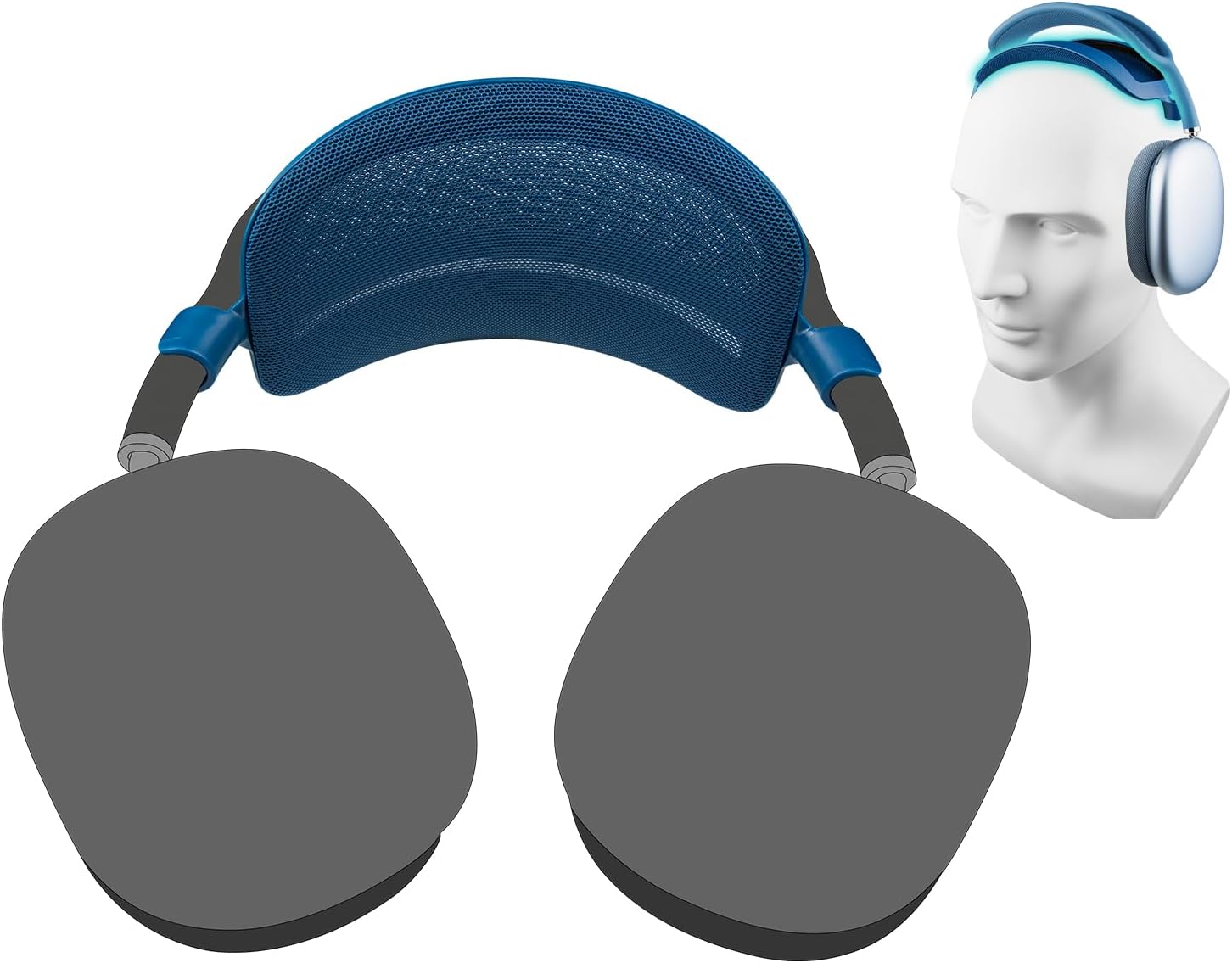 SOULWIT Protetor para AirPods Max: design ergonômico leve para mais SOULWIT Protetor para AirPods Max: design ergonômico leve para mais conforto e menos pressão o dia todo
