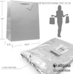 Sacos de presente allgala premium 12PK 33 cm lilás: resistentes, elegantes e ideais para presentes especiais. - Imagem 2