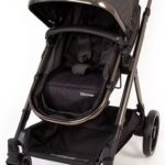 Safety 1st Carrinho de Bebê Discover Black Chrome: conforto, segurança e versatilidade para passeios em qualquer fase.