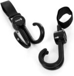 Safety 1st Gancho Duplo Black: suporte de até 3kg, fecho em velcro e versatilidade para compras com praticidade. - Imagem 2