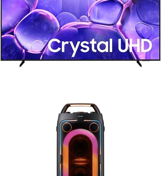 Samsung Combo Super Big Smart TV 85” Crystal UHD 4K U8100F + Sound Tower MX ST40F 160W