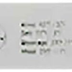 Samsung DA97-17302B Interface FlexZone em aço inoxidável, peça OEM genuína para controlar a temperatura da gaveta.