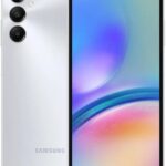 Samsung Galaxy A05s 128GB 6GB RAM com tela infinita de 6.7, bateria 5000mAh e câmera tripla de 50MP em prata