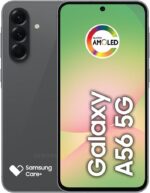 Samsung Galaxy A56 5G 256GB com tela 6.7" Super AMOLED, câmera AI 50MP, IP67 e bateria 5000 mAh: desempenho e resistência para comprar agora.