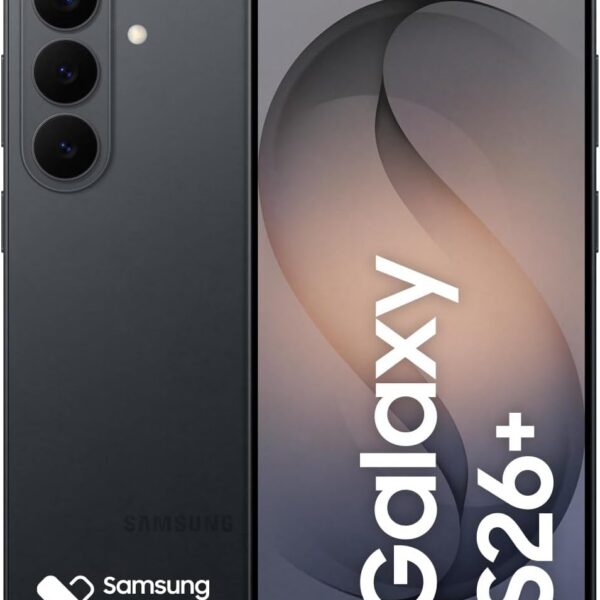 Samsung Galaxy S26+ 5G 512GB 12GB RAM com tela 6.7" e câmera tripla de 50MP, ideal para alto desempenho e fotos incríveis.