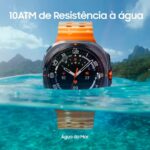 Samsung Galaxy Watch Ultra 2025: resistência em titânio, bateria de até 100h e GPS duplo para alta performance.