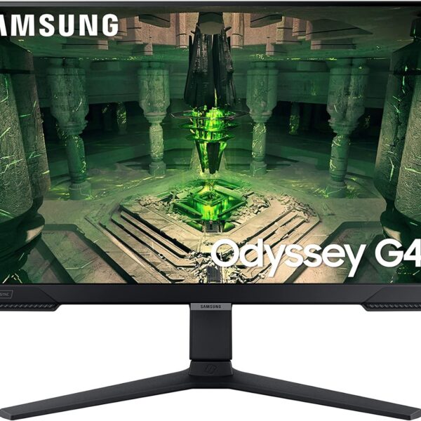 Samsung Odyssey G4 25" 240Hz FHD com 1ms, Gsync e Freesync Premium para jogos competitivos e alta performance.
