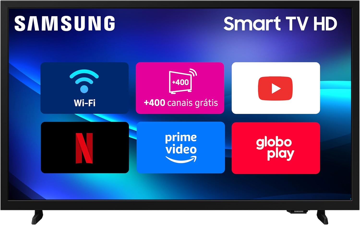 Samsung Smart TV 32 HD H5000F 2025 com HDR, Tizen, Samsung Smart TV 32 HD H5000F 2025 com HDR, Tizen, canais grátis e som imersivo para seu entretenimento.