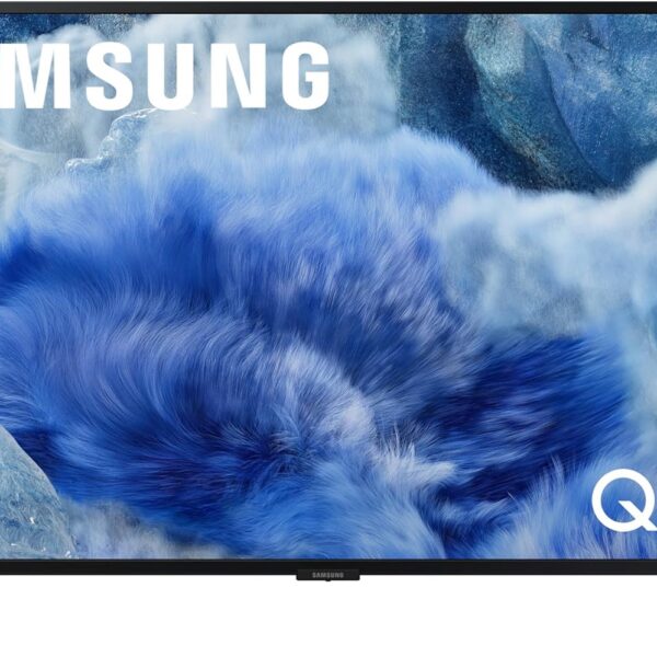 Samsung Smart TV QLED Q8F 4K UHD de 32 polegadas (modelo 2025) Processador Q4 AI, volume de cor 100% com ponto quântico, design AirSlim, conteúdo sem fim, Samsung Vision AI, Alexa integrada
