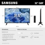 Samsung Smart TV QLED Q8F 4K UHD de 32 polegadas (modelo 2025) Processador Q4 AI, volume de cor 100% com ponto quântico, design AirSlim, conteúdo sem fim, Samsung Vision AI, Alexa integrada - Imagem 2