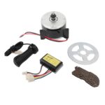 Sanpyl Kit Motor Elétrico 12V 250W: alta velocidade, torque forte e kit completo para bicicleta, scooter, moto e kart