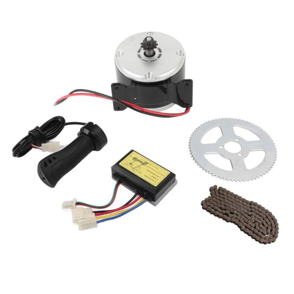Sanpyl Kit Motor Elétrico 12V 250W: alta velocidade, torque forte e kit completo para bicicleta, scooter, moto e kart