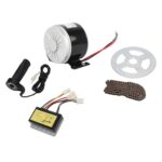 Sanpyl Kit Motor Elétrico 12V 250W: alta velocidade, torque forte e kit completo para bicicleta, scooter, moto e kart - Imagem 2