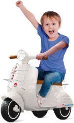 Scooter Banderetta Eletrica 6V Off White Bandeirante com faróis, música e fácil controle para passeios mais seguros e divertidos. - Imagem 2