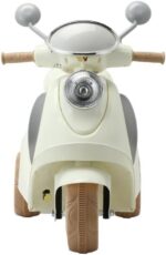 Scooter elétrica infantil Bella T3 6V com LED, música e bagageiro para brincar com estilo e segurança até 30kg. - Imagem 2