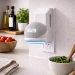 Sculpy Suporte de Tomada para Echo Dot 5: encaixe prático, economize espaço e preserve o som da Alexa. - Imagem 2