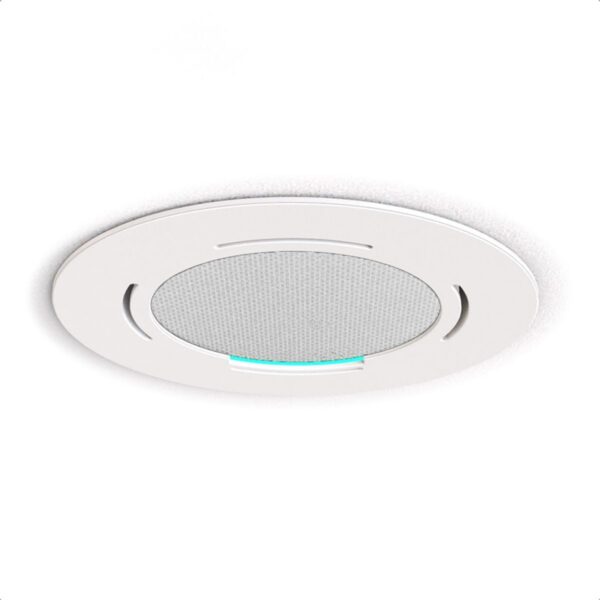 Sculpy Suporte para Alexa Echo Pop embutir no teto de gesso: instalação prática, discreta e som bem distribuído.