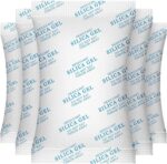 Sílica Gel Dessecante 10x100g: controle de umidade, anti-mofo e proteção para armários, gavetas e ambientes fechados