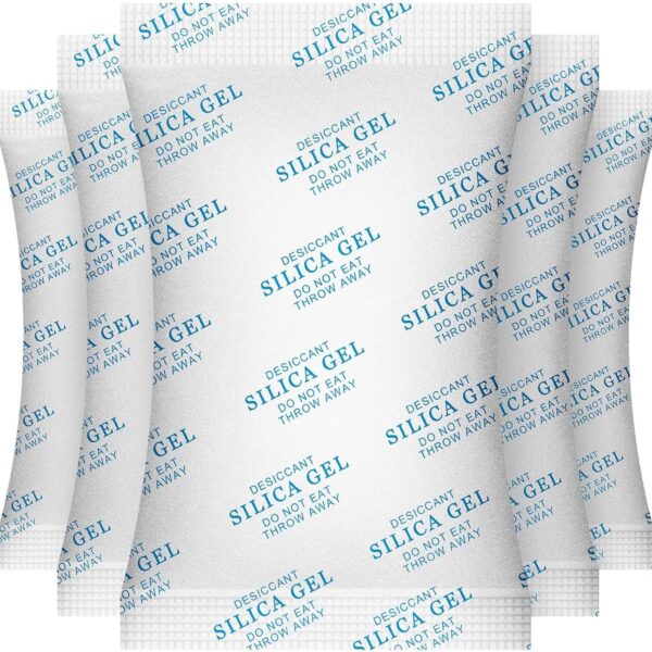 Sílica Gel Dessecante 10x100g: controle de umidade, anti-mofo e proteção para armários, gavetas e ambientes fechados