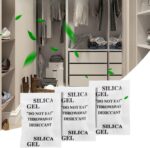 Silica gel sache pacote com 100: dessecante antimofo para proteger e conservar sapatos, bolsas e eletrônicos. - Imagem 2