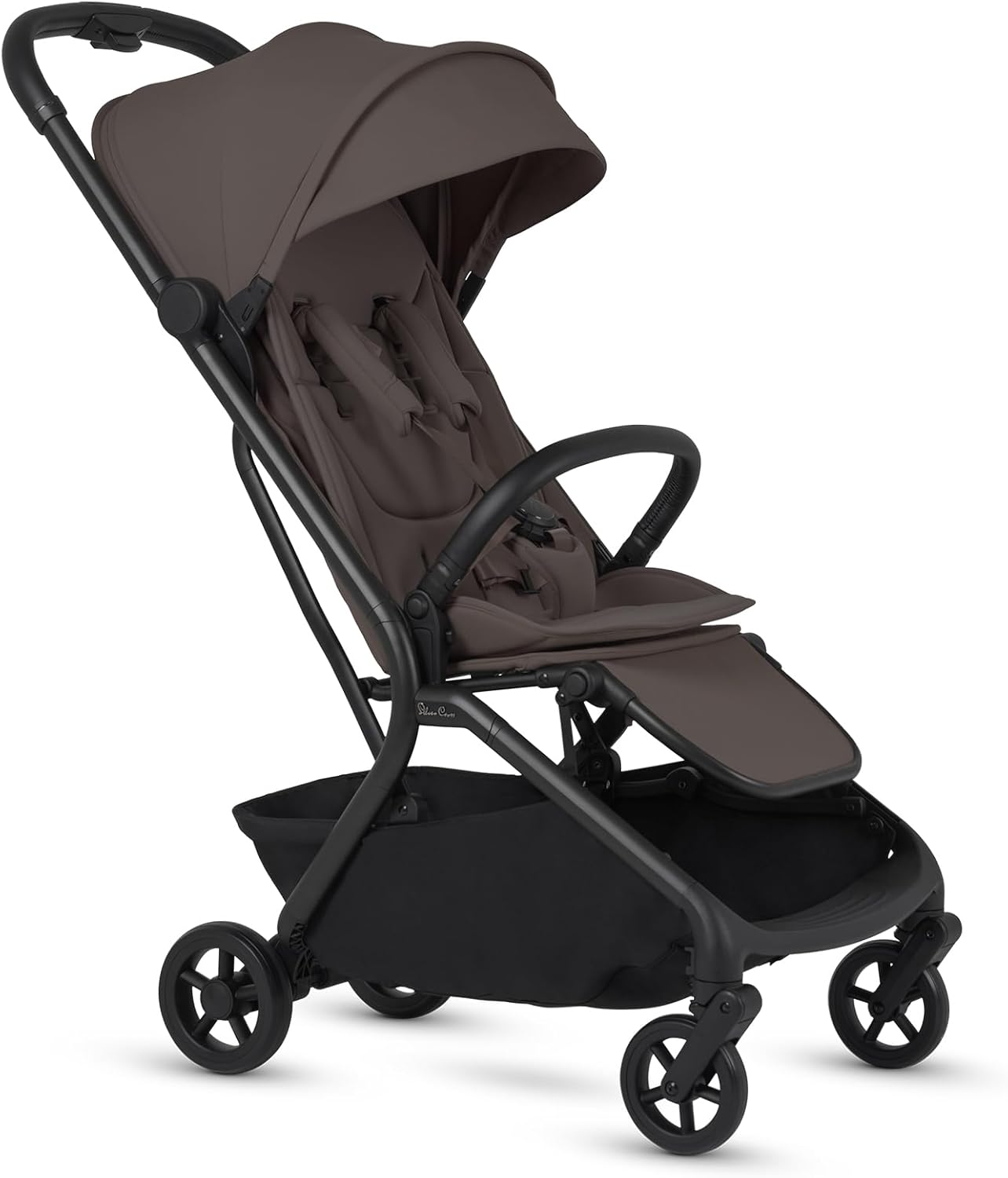 Silver Cross Carrinho de Bebê Nia Chocolate: compacto, leve e Silver Cross Carrinho de Bebê Nia Chocolate: compacto, leve e aprovado para cabine, ideal para viagens com conforto e praticidade.