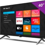 Smart TV 40 AOC Roku TV Full HD com apps de streaming e imagem nítida para sua casa