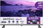 Smart TV 43 Britânia B43KRA Full HD Roku TV: imagem nítida e acesso fácil aos seus aplicativos favoritos.