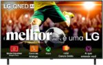 Smart TV 4K 55 LG QNED 55QNED80 com α7 AI Gen8, Alexa integrada e design super slim para imagem superior e compra inteligente