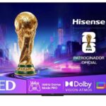 Smart TV Hisense QLED 4K 85 85Q7QG com Dolby Vision, Dolby Gaming, Alexa e Google para imagens imersivas e conectividade inteligente