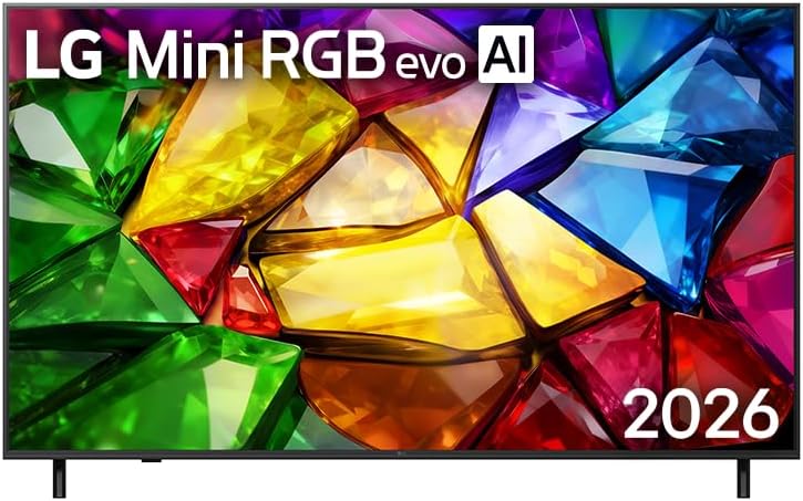 Smart TV LG Mini RGB evo AI 4K 65" 2026: Smart TV LG Mini RGB evo AI 4K 65" 2026: cores precisas, alto brilho e contraste para sua melhor compra.