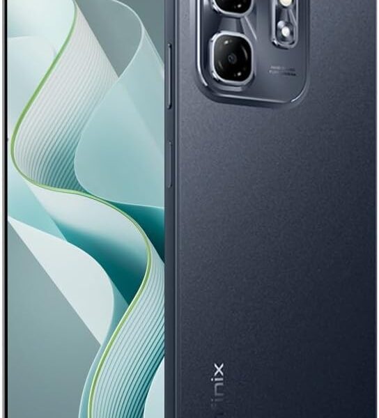 Smartphone Infinix Hot 50i 4GB 256GB com tela 6,7" 120Hz, câmera 48MP, NFC e bateria 5000mAh para desempenho e autonomia no dia a dia.